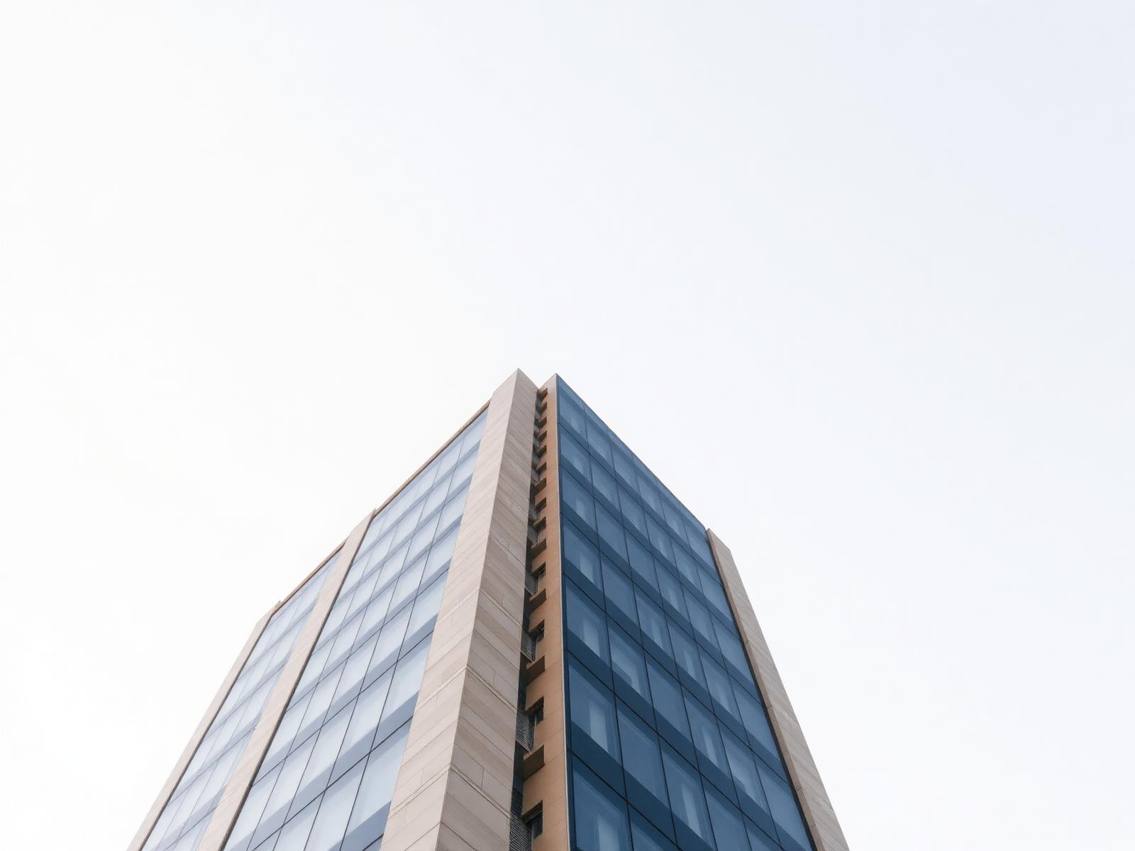 Modern corporate building representing Lanserve Enterprises